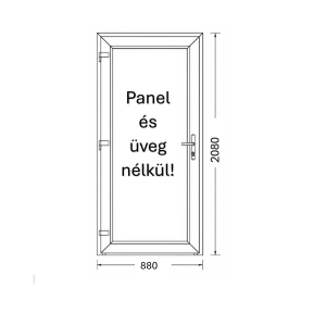 90x210 bejarati ajto ures balos