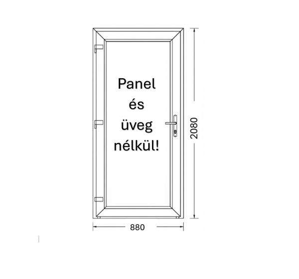 90x210 bejarati ajto ures balos 90x210 bejarati ajto ures balos
