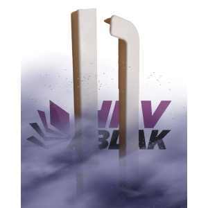 fehér műanyag végzáró alumínium párkányhoz