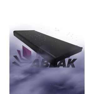 Antracit glatt műanyag párkány