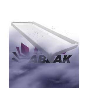 28 cm-es extrudált alumínium párkány fehér színben - Image 4