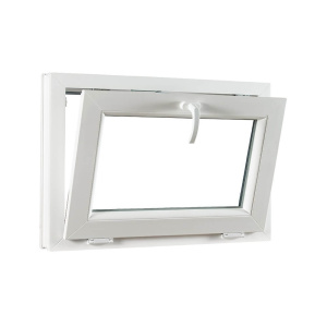Bukó műanyag ablak 120×60 cm SCHÜCO 82AS egyszárnyú ablak